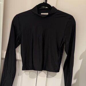 Babaton Black Long Sleeve Bodysuit